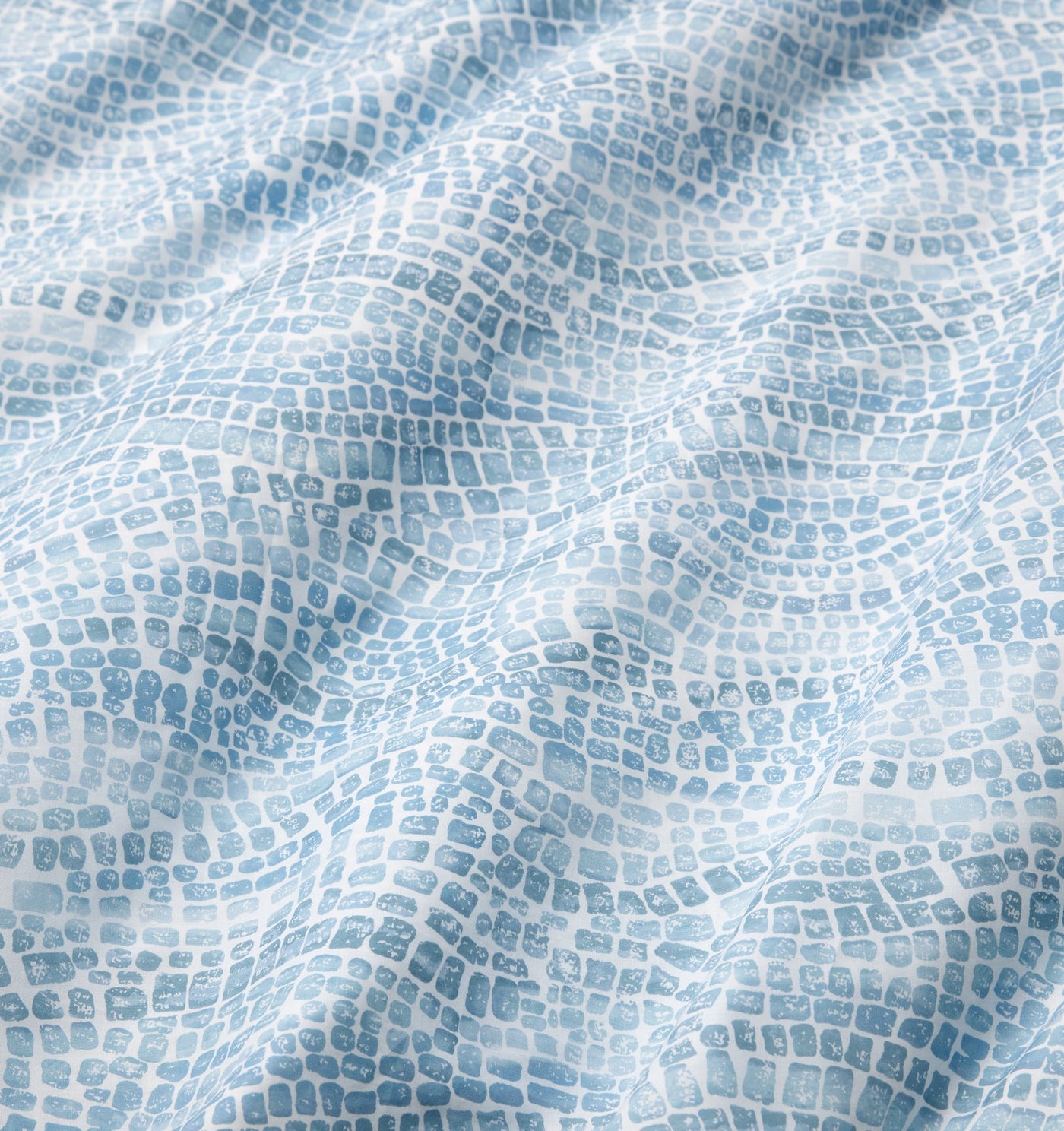 Sferra Cobblestones Printed | Duvet Cover Sea