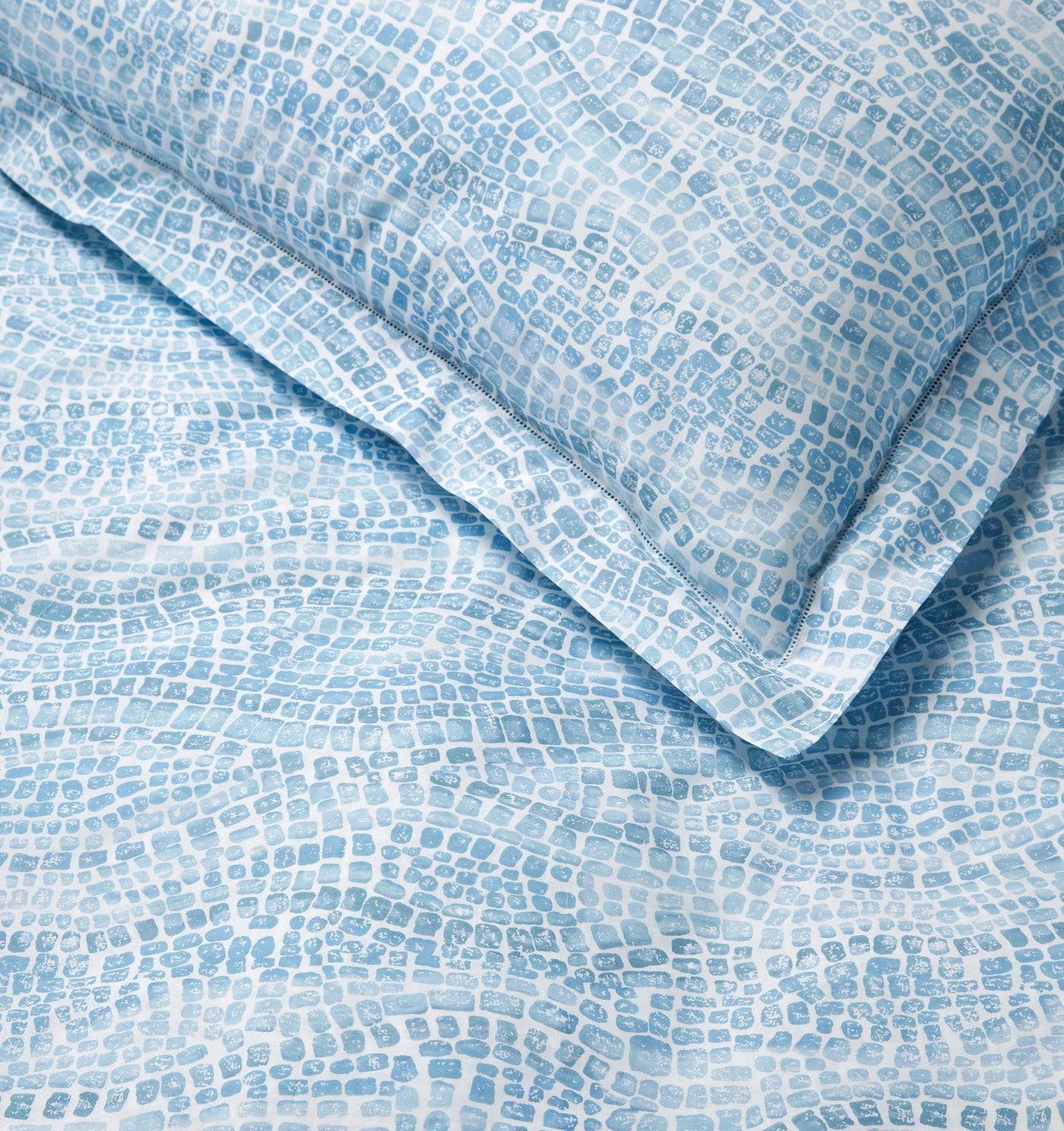 Sferra Cobblestones Printed | Sham Sea