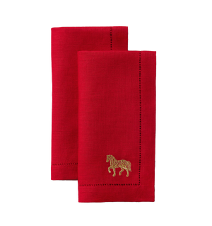 Photo of the Year of the Horse | Dinner Napkin ensemble.