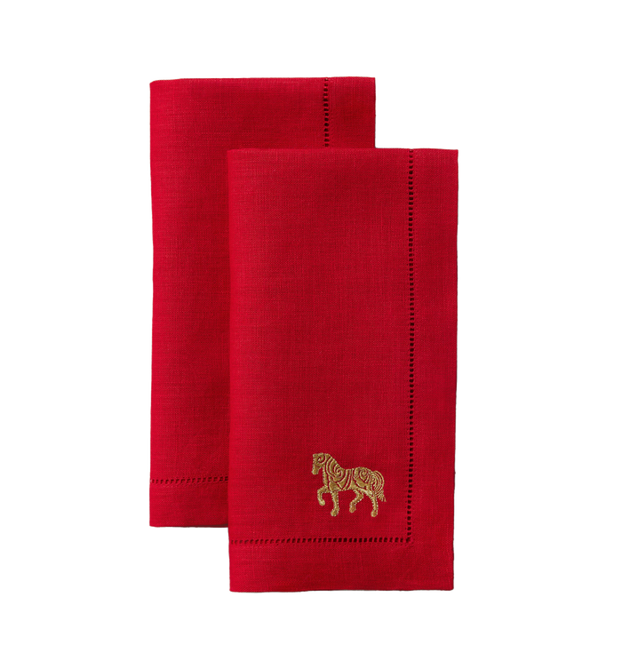 Photo of the Year of the Horse | Dinner Napkin ensemble.