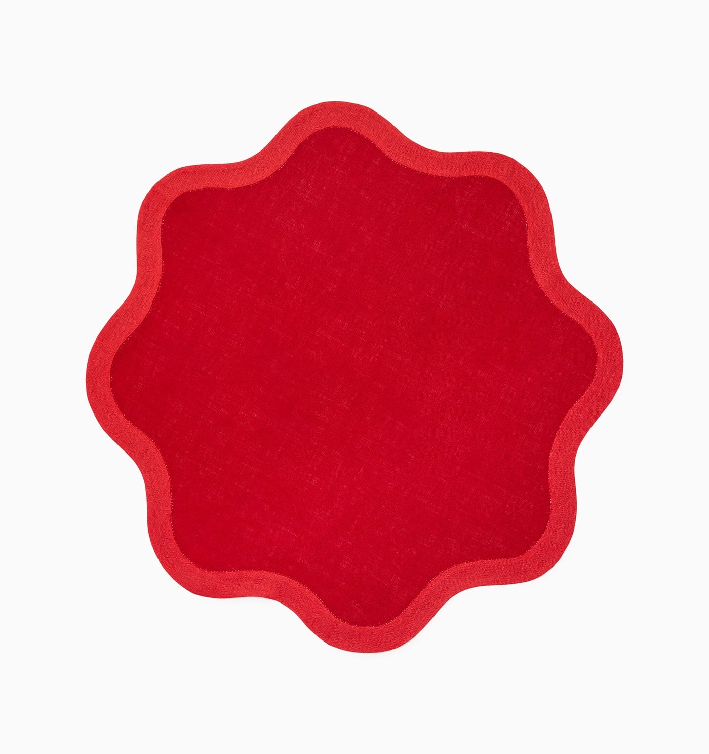 Sferra Ondulato | Dinner Napkin Red/Poppy