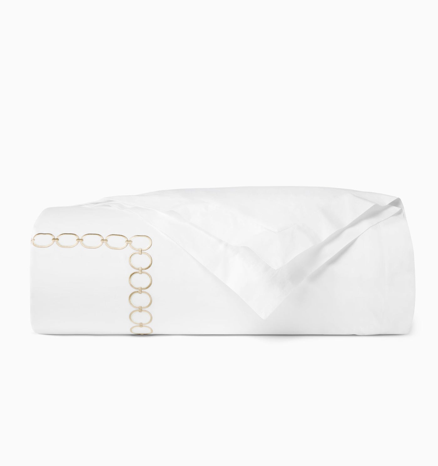 Sferra Catena | Duvet Cover White/Sand