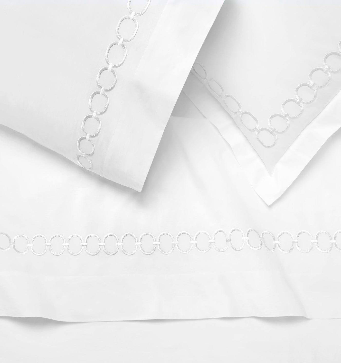 Sferra Catena | Flat Sheet White/Lunar