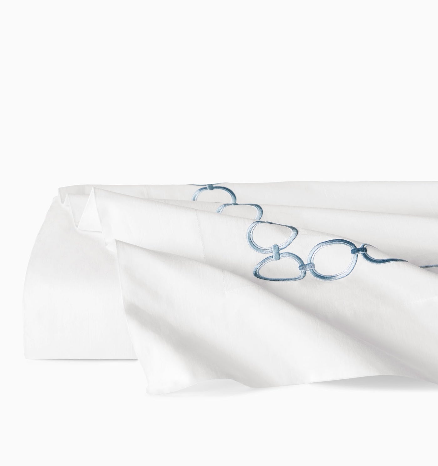 Sferra Catena | Flat Sheet White/Sea