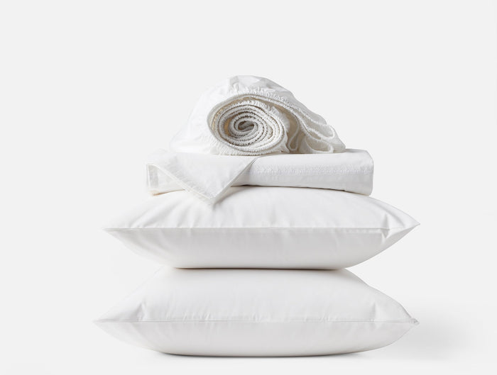 Photo of the Floret Embroidered | Sheet Set ensemble.