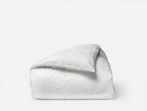 Photo of the Heirloom Sateen Jacquard | Duvet Cover ensemble.
