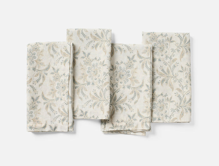 Photo of the Marguerite Print | Napkin Set ensemble.
