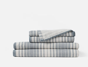 Photo of the Sycamore Cotton Linen | Hand Towel ensemble.