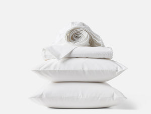 Photo of the Trailing Embroidered | Sheet Set ensemble.