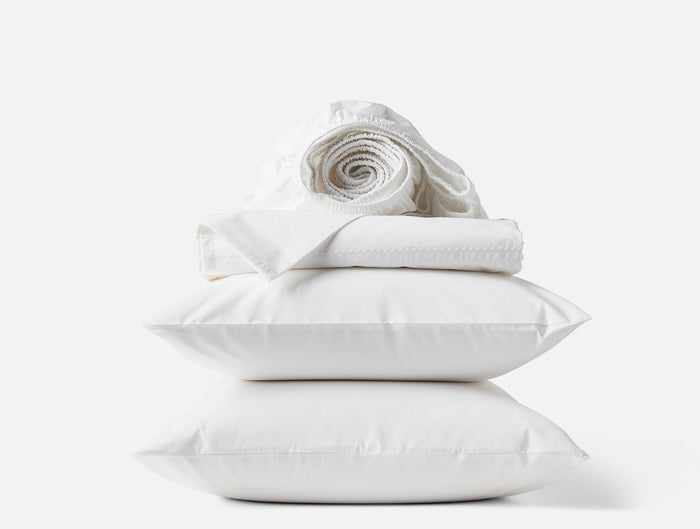Photo of the Trailing Embroidered | Sheet Set ensemble.