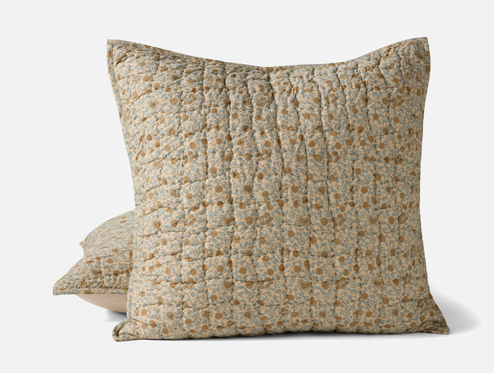 Photo of the Blossom Handstitched | Pillow Sham ensemble.