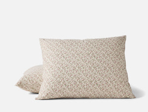 Photo of the Print Percale | Pillow Sham ensemble.