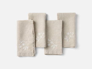 Photo of the Verbena Embroidered | Napkin Set ensemble.