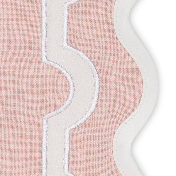 Mirasol | Scalloped Linen Guest Towel Set