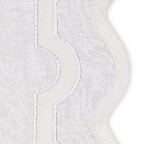 Mirasol | Scalloped Linen Guest Towel Set