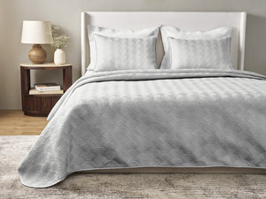 Photo of the Scallop | Coverlet Set ensemble.