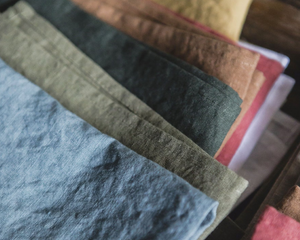 Photo of the The Skye Napkin ensemble.