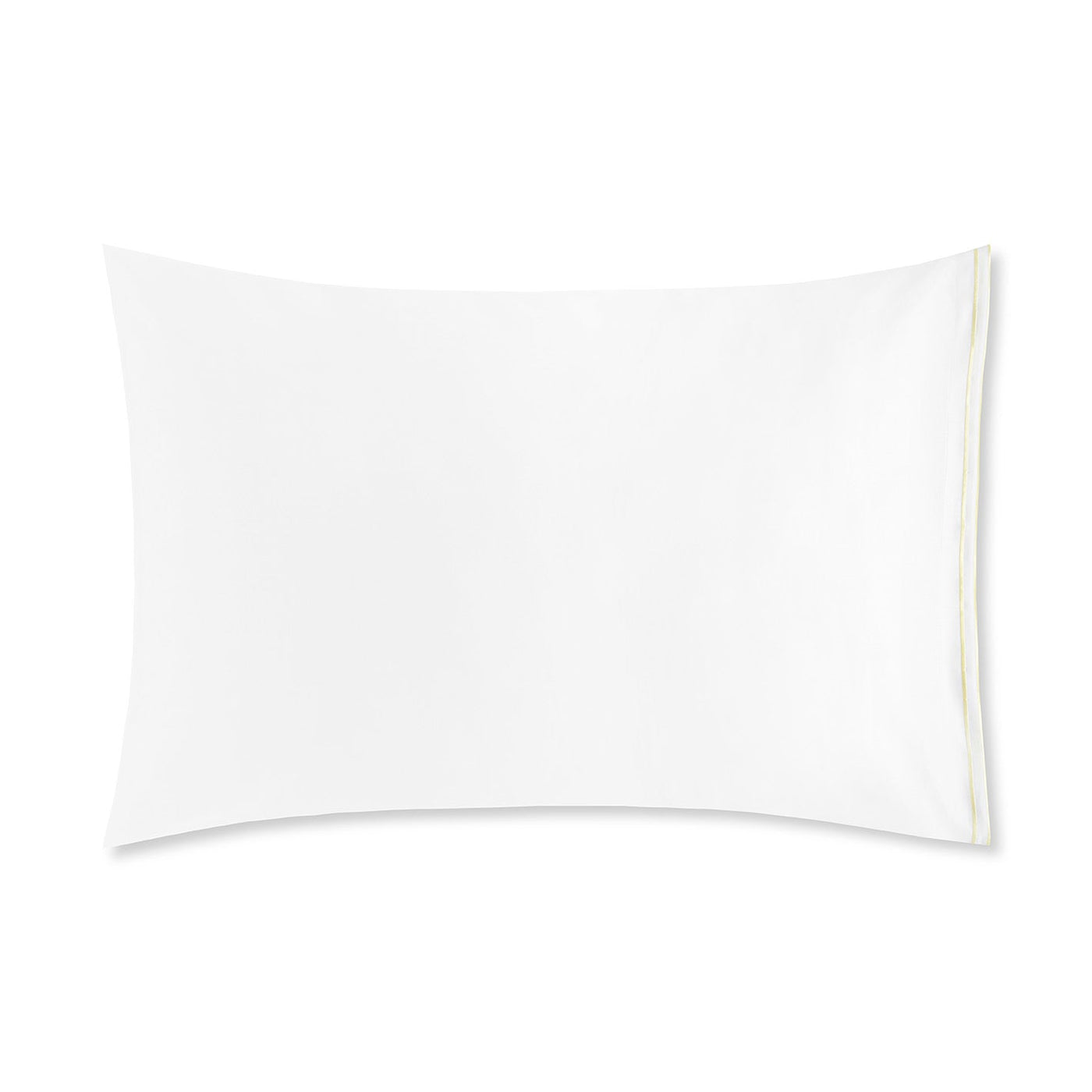 The Sferra Sereno Pillowcase, Pair, is displayed in plain white with a rectangular shape against a white background.