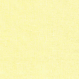 Close-up of Sferra Festival table runner in pale yellow linen weave texture.