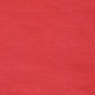 Close-up of crimson linen weave texture.