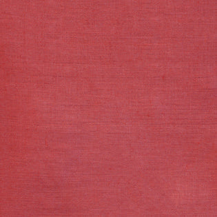 Close-up of rose linen weave texture on Sferra Festival table runner.