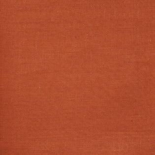Close-up of terracotta linen weave texture, Festival cocktail napkin fabric detail.