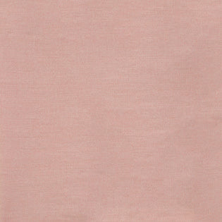 Close-up of blush pink linen fabric texture, fine woven weave detail.