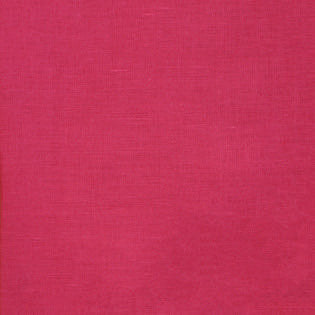 Close-up of raspberry linen weave texture.