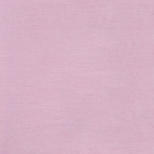 Close-up of blush pink woven cotton fabric texture.
