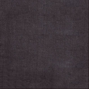Close-up of Sferra Festival cocktail napkin in charcoal linen weave texture.