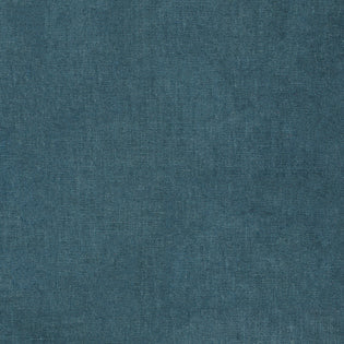 Close-up of Sferra Festival cocktail napkin in teal linen weave texture.
