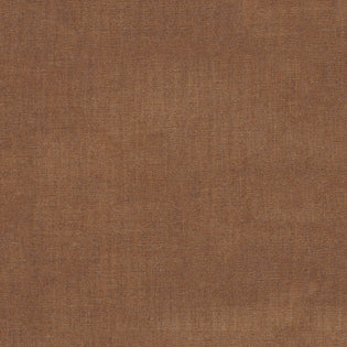 Close-up of Sferra Festival tablecloth fabric in warm cognac linen weave texture.