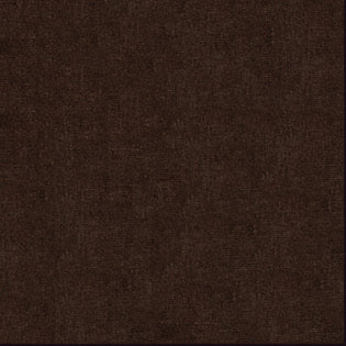 Close-up of Sferra Festival table runner in espresso linen weave texture.