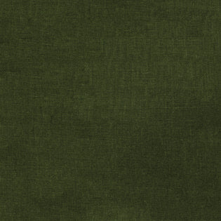 Close-up of olive green linen weave texture on Sferra Festival cocktail napkin.