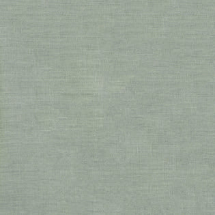 Close-up of Sferra Festival table runner in sage, showing woven linen texture.
