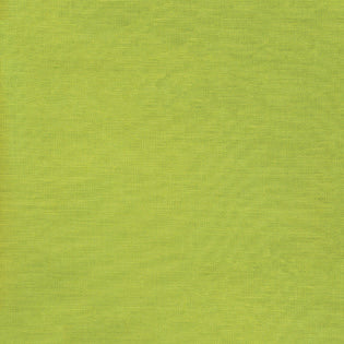 Close-up of Sferra Festival runner in chartreuse, showing linen weave texture.