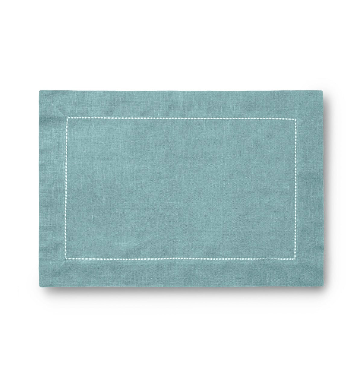 Image of Sferra Festival placemat in color AQUA.