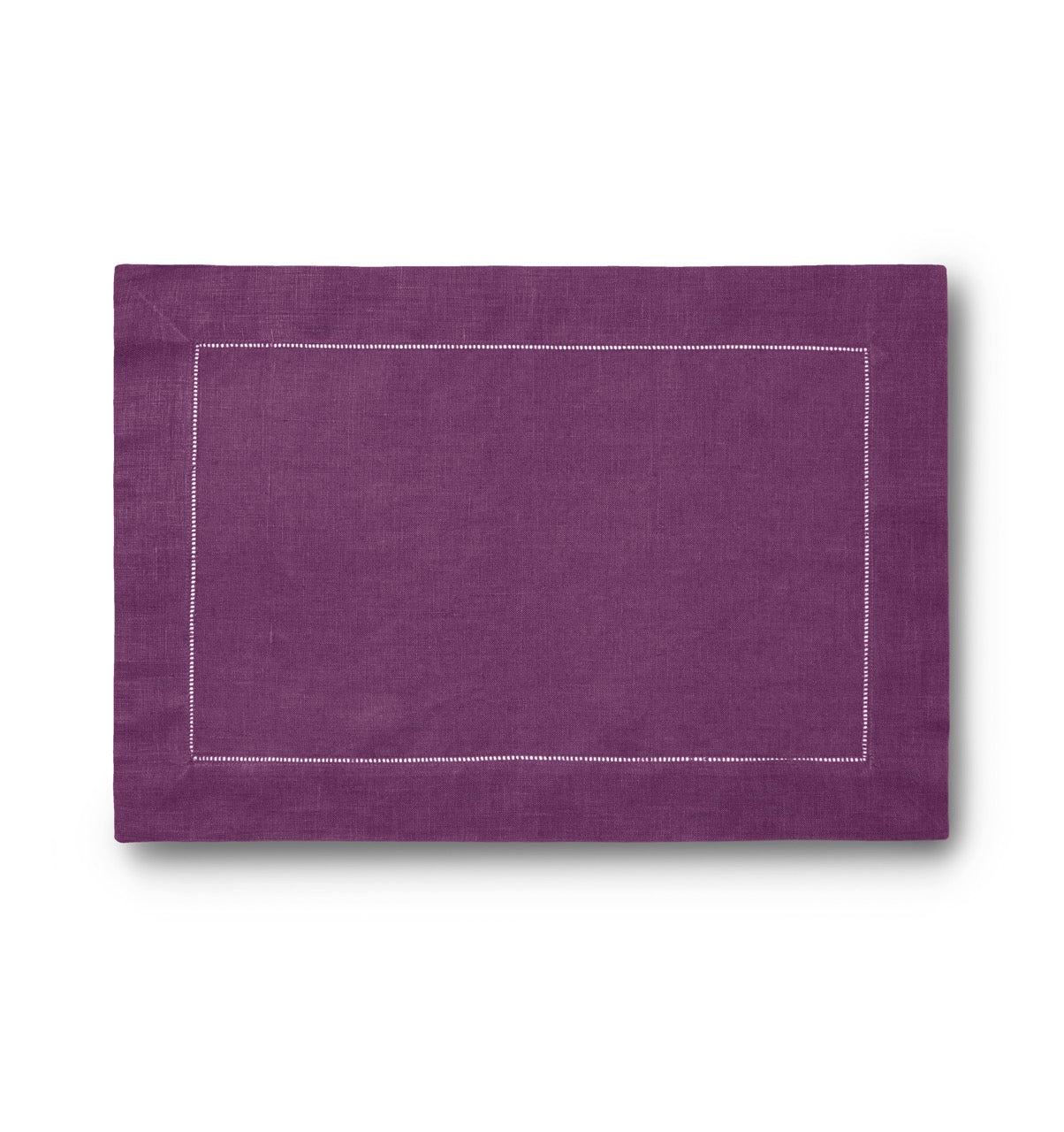 Image of Sferra Festival placemat in color AUBERGINE.