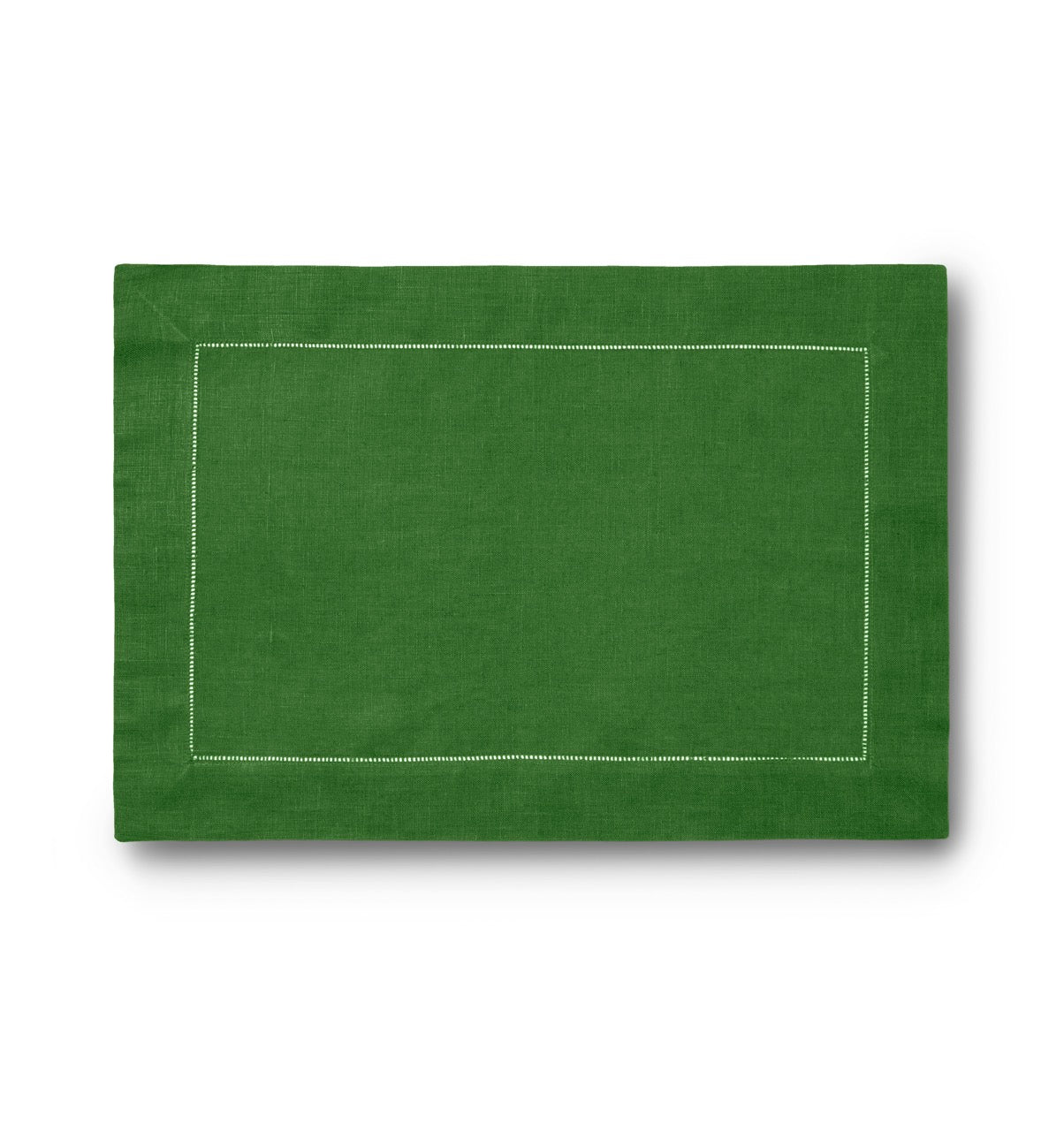 Image of Sferra Festival placemat in color EMERALD.