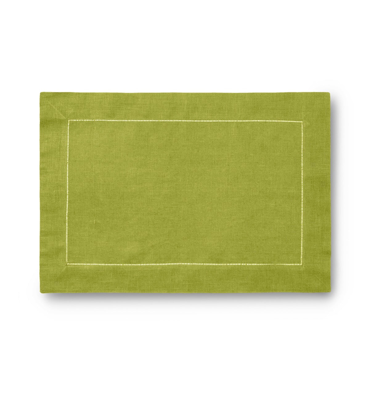 Image of Sferra Festival placemat in color LIME.