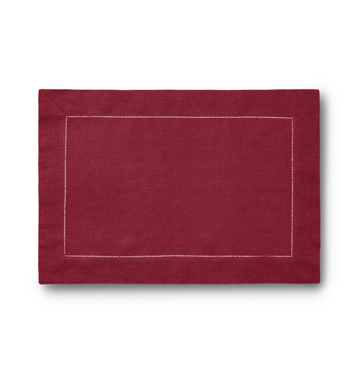 Image of Sferra Festival placemat in color MERLOT.