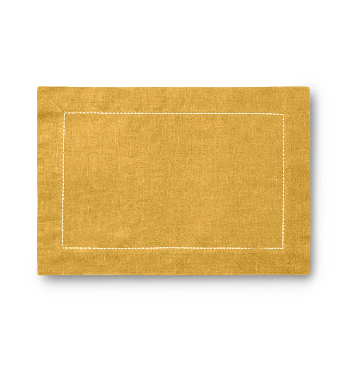 Image of Sferra Festival placemat in color MUSTARD.