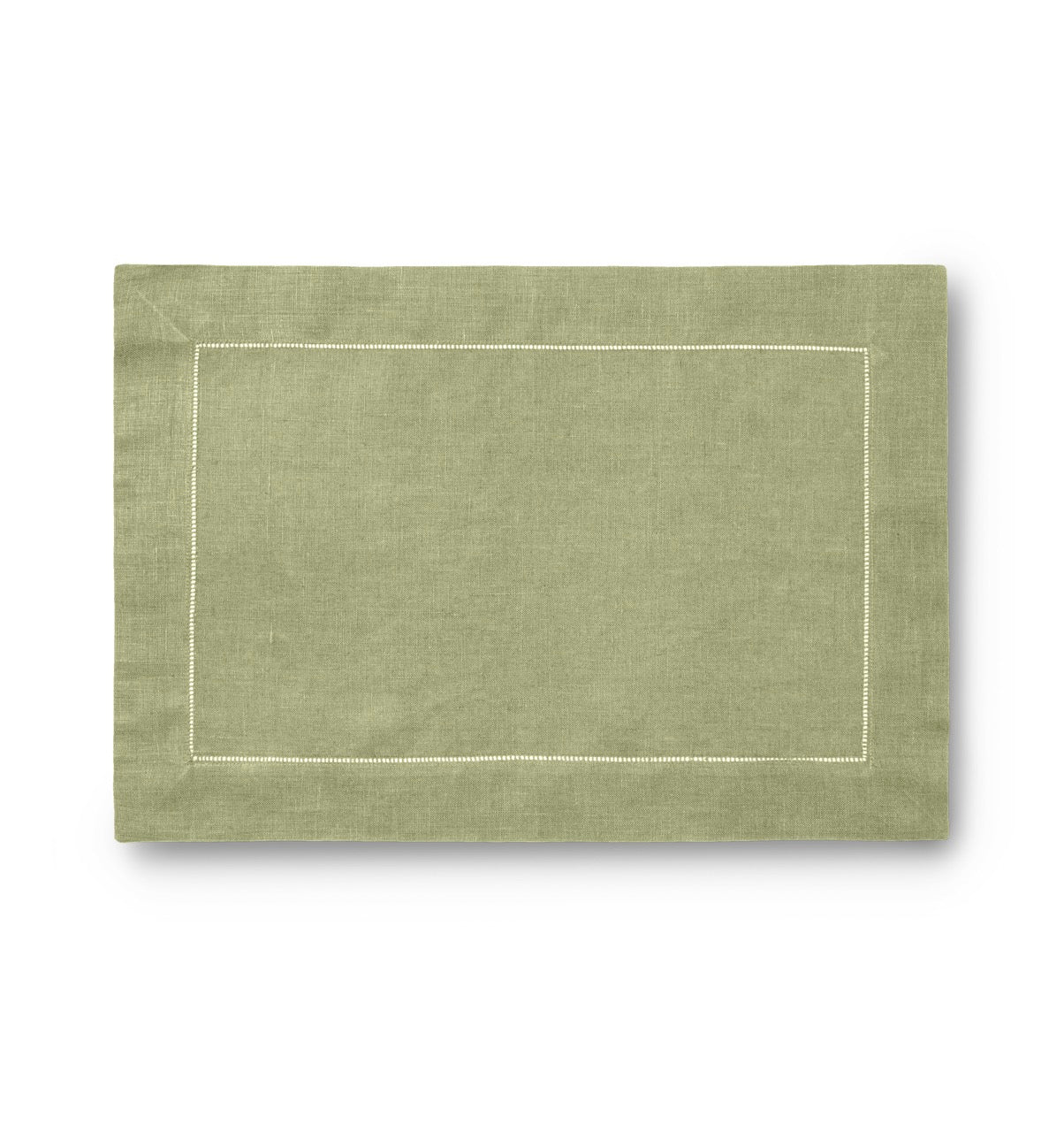 Image of Sferra Festival placemat in color OLIVE.