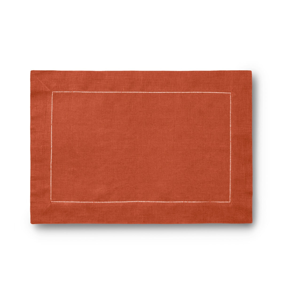 Image of Sferra Festival placemat in color PAPRIKA.