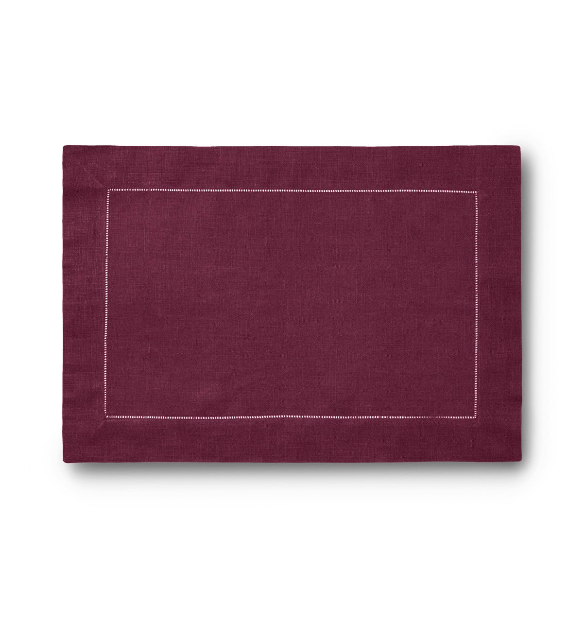 Image of Sferra Festival placemat in color RAISIN.