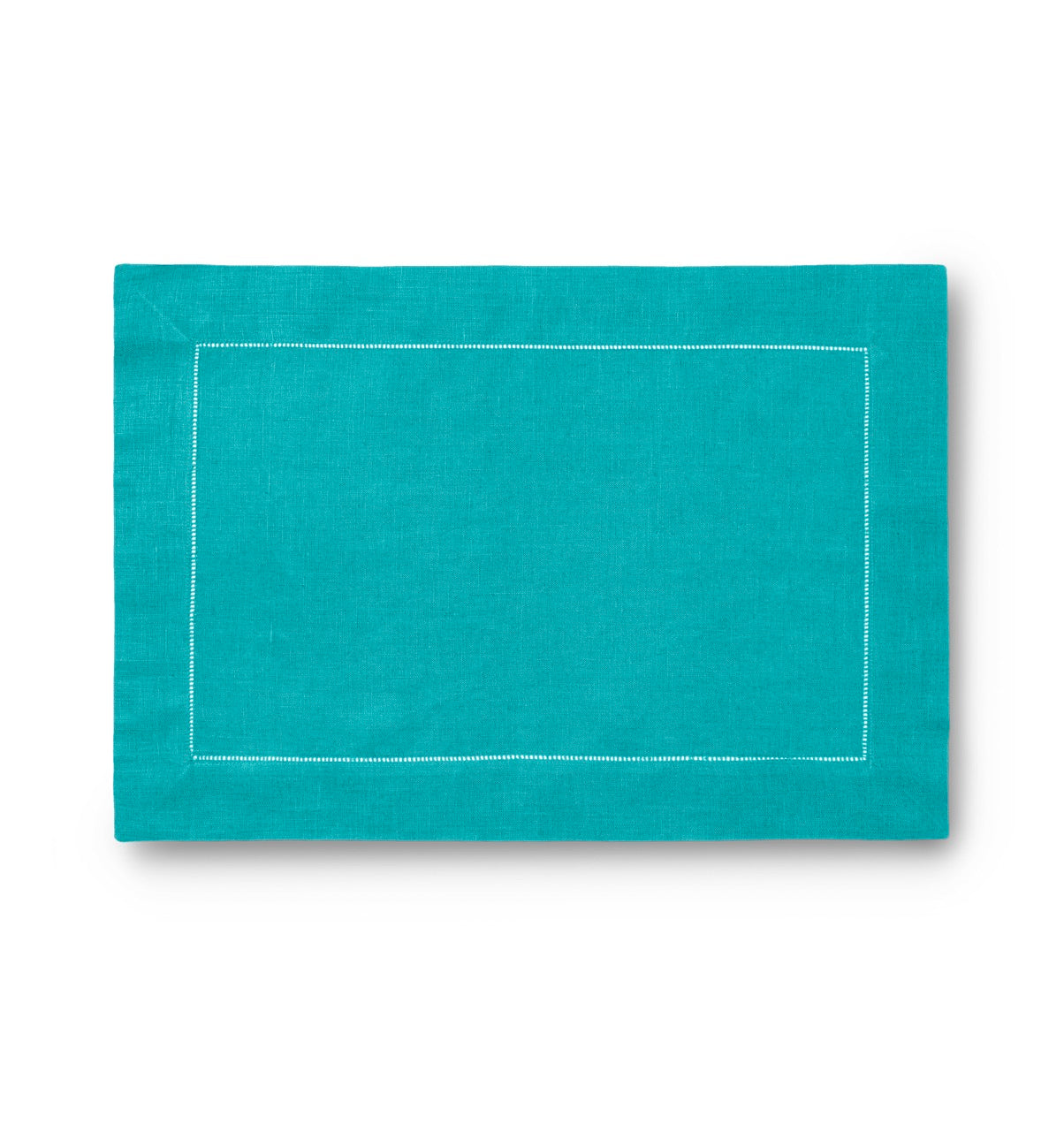 Image of Sferra Festival placemat in color TEAL.