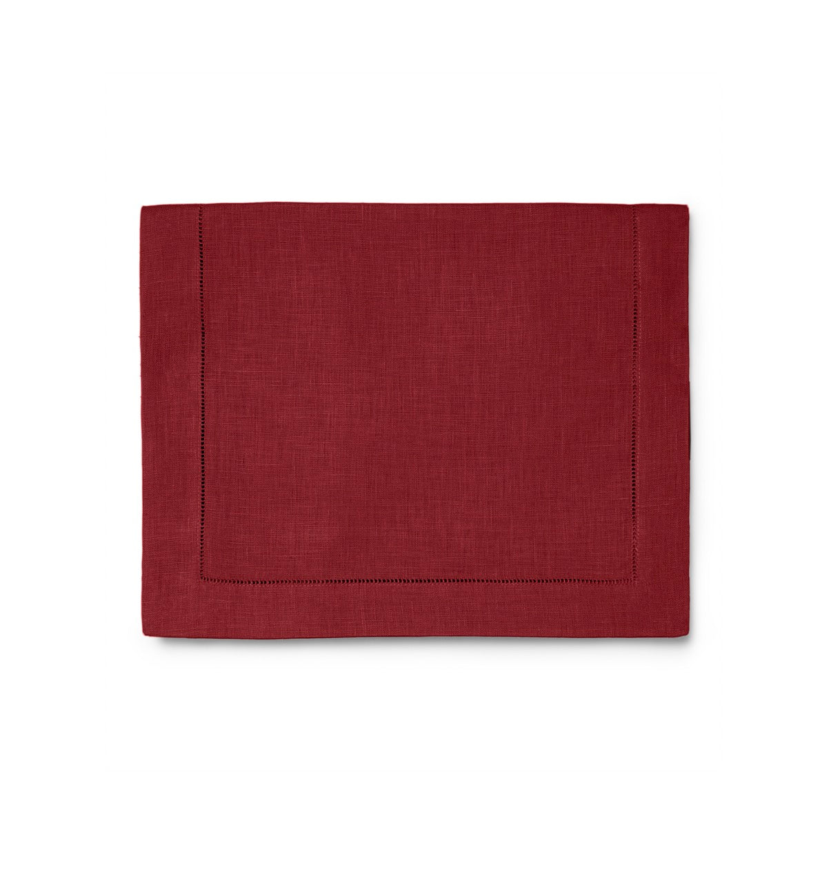 Image of Sferra Festival table runner in color CINNABAR.