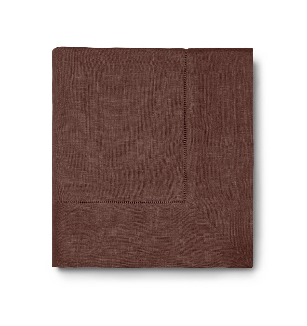 Image of Sferra Festival tablecloth in color CHOCOLATE.