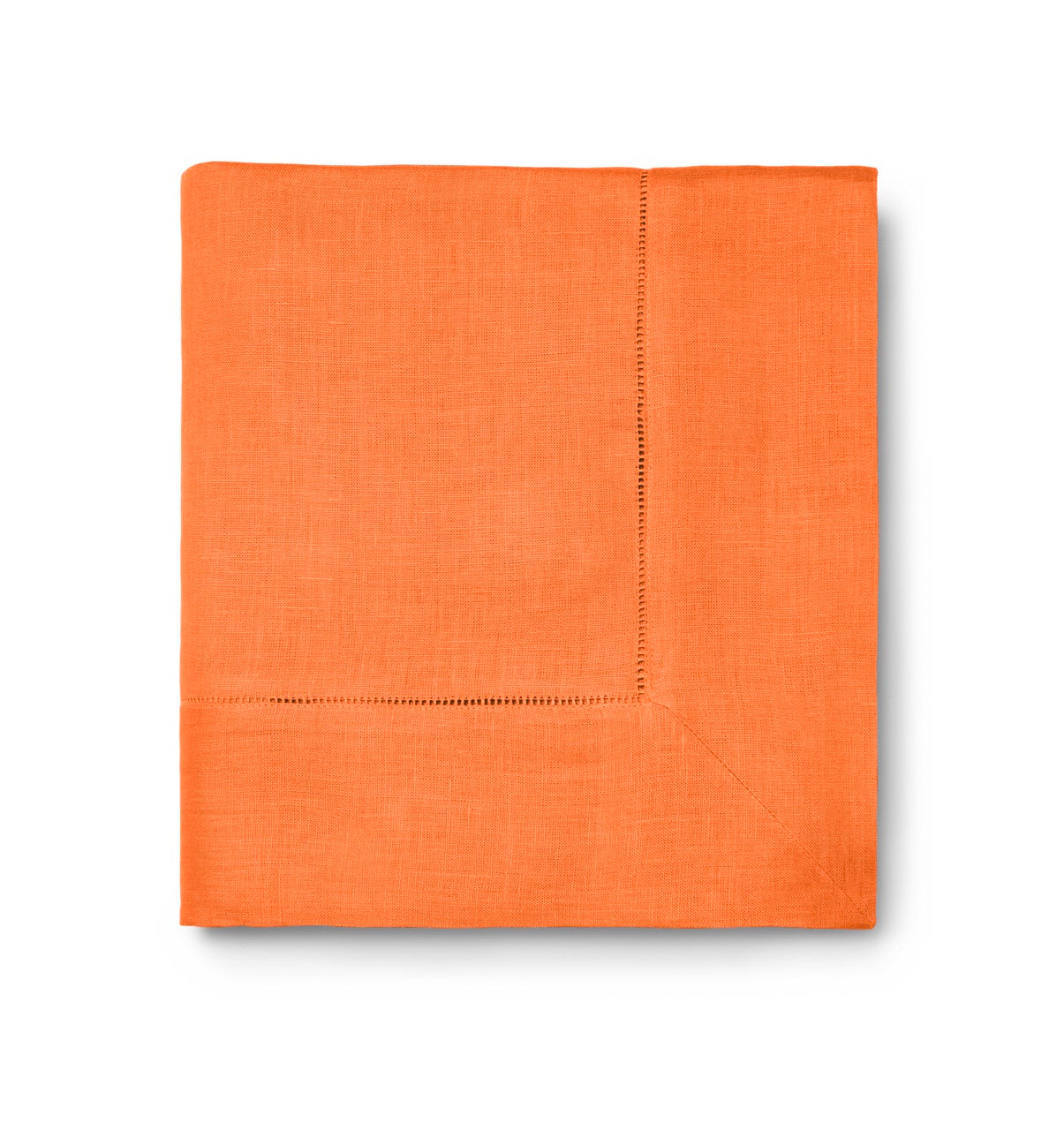 Image of Sferra Festival tablecloth in color TANGERINE.