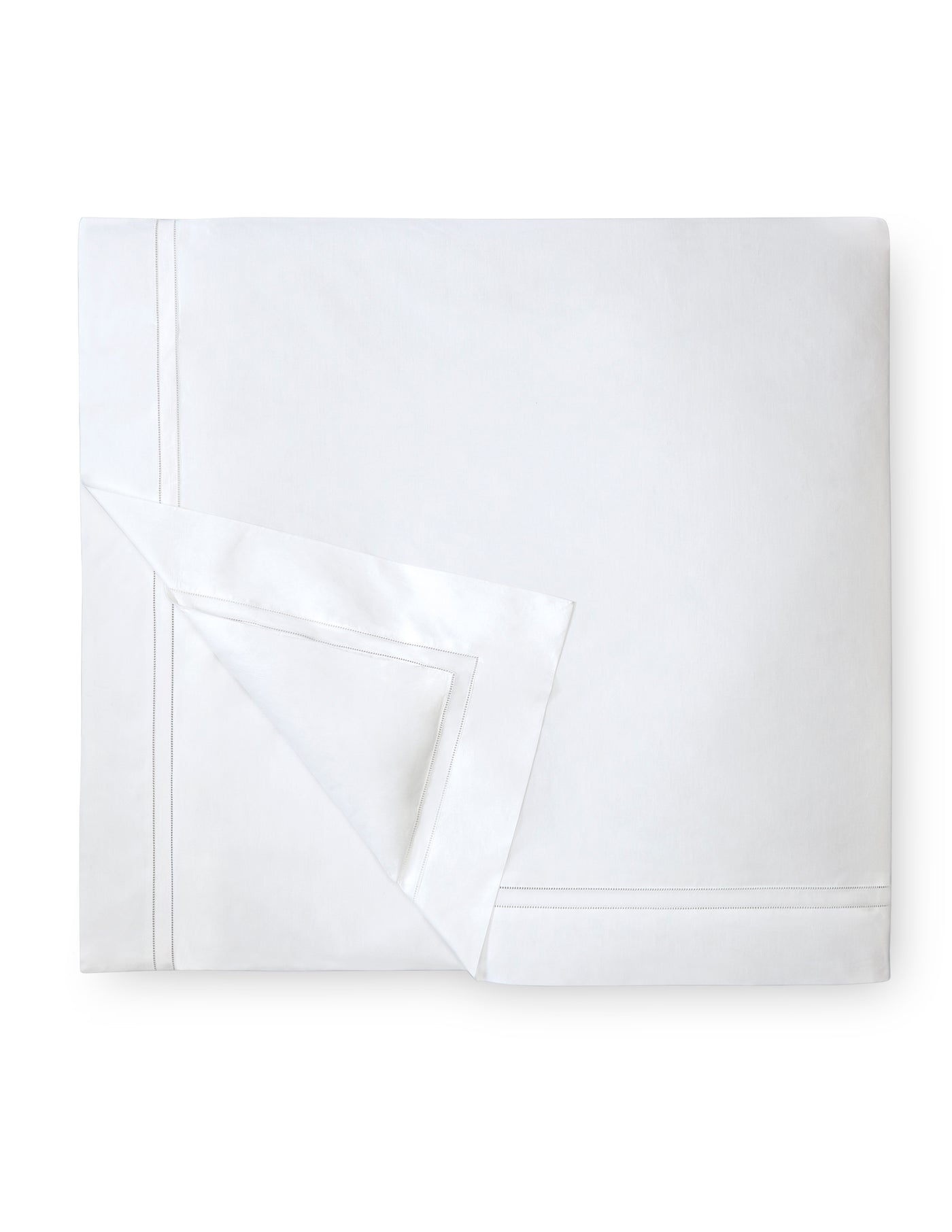 Image of Sferra Finna White duvet cover.